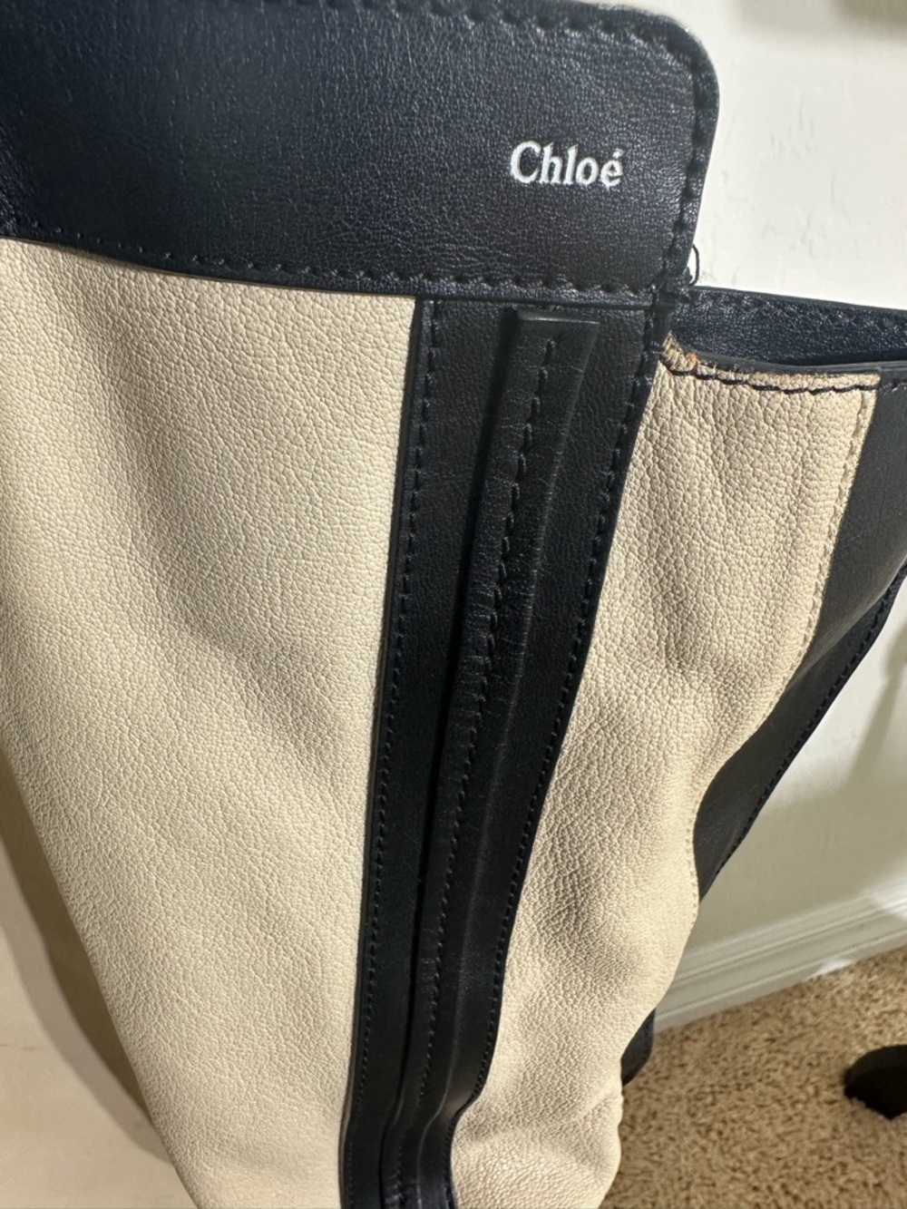 ✨ CHLOE "Alison" Large Calfskin Tote | Premium Suede Interior, Free Shipping!📦 - Picture 6 of 10